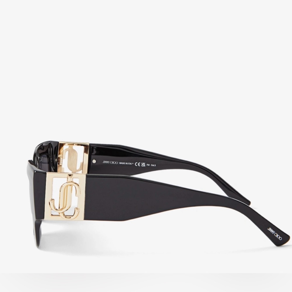 Jimmy Choo Sunglasses, Gold Logo NWT Full Inclusion